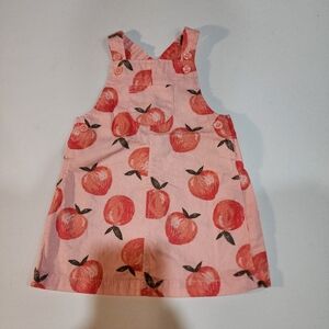 Just One You Made By Carter's Girls Peach Overall Dress / Jumper Size 18 Months